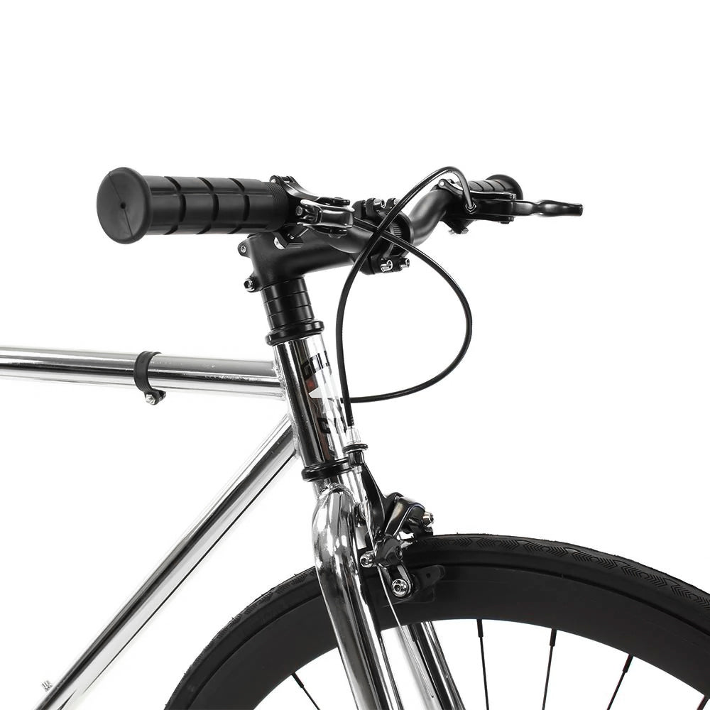 chrome fixed gear bike GC